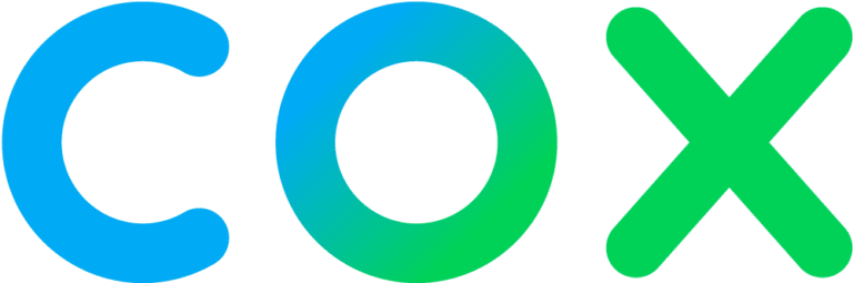 COX Communications logo in blue and green